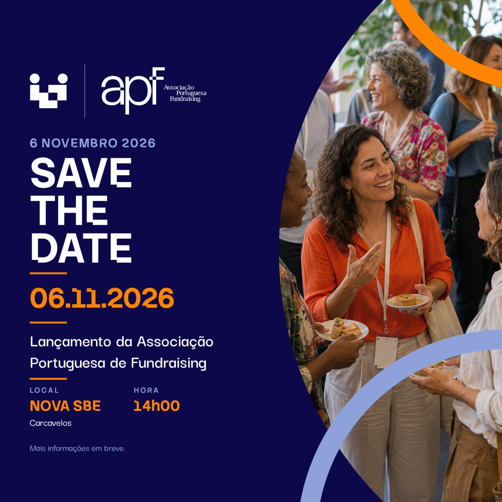 Save the date do lançamento da Associação Portuguesa de Fundraising, a 6 de novembro de 2026